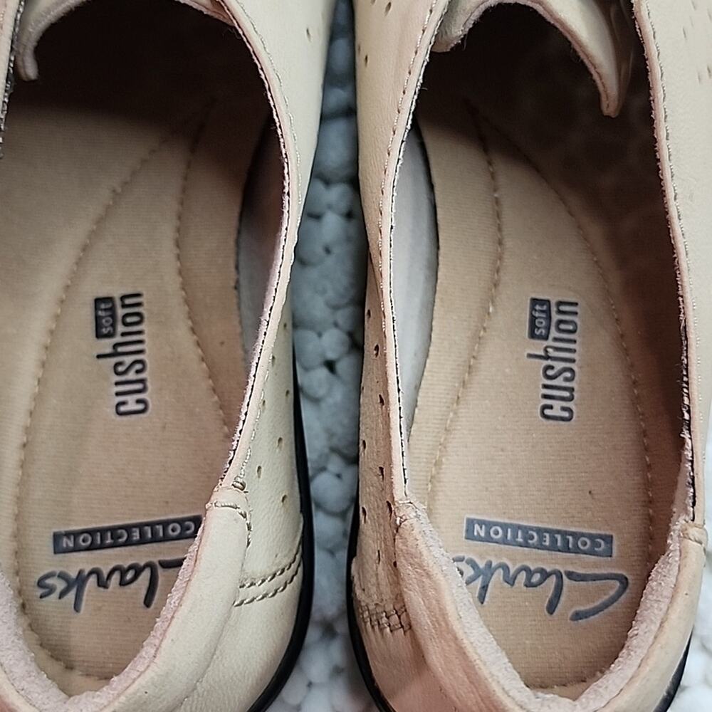 CLARKS COLLECTION NEW CUSHION ELASTIC LOAFERS TAN… - image 16